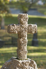 Image showing Old Stone Cross