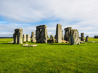 Image showing HDR Stonehenge monument in Amesbury