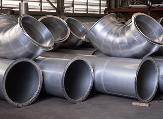 Image showing Stainless steel ducting