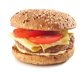 Image showing fresh tasty cheeseburger