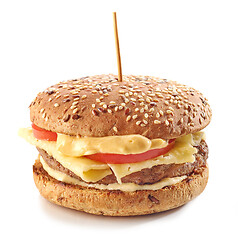 Image showing fresh tasty cheeseburger