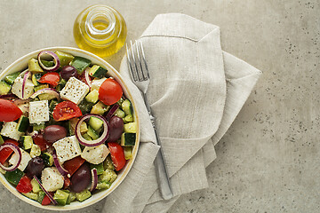 Image showing Greek salad