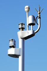 Image showing Signal and lights yard