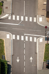 Image showing typical crossing from above