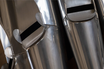 Image showing organ pipes in a church in Muenster Germany