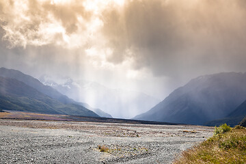 Image showing dramatic landscape scenery in south New Zealand