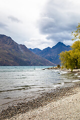 Image showing lake Wakatipu in south New Zealand