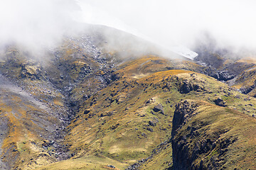 Image showing details volcano Mount Taranaki, New Zealand 