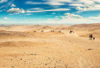 Image showing Sandy desert in Egypt