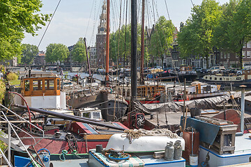 Image showing Wooden Boats Amsterdam