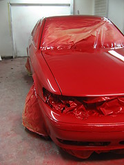Image showing Newly painted car