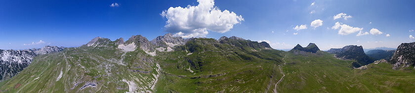 Image showing Bobotov Kuk and mountains in Durmitor