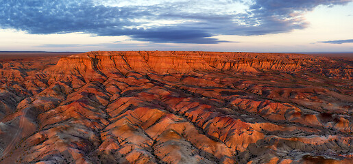 Image showing Canyons Tsagaan suvarga in Mongolia