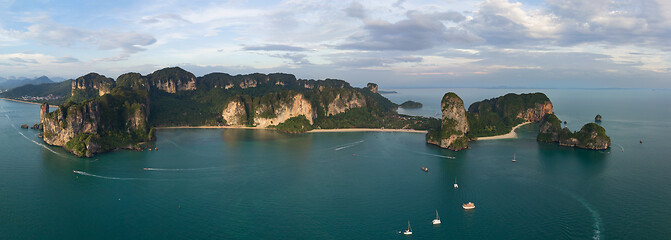 Image showing Railay and Pranang beach, Thailand