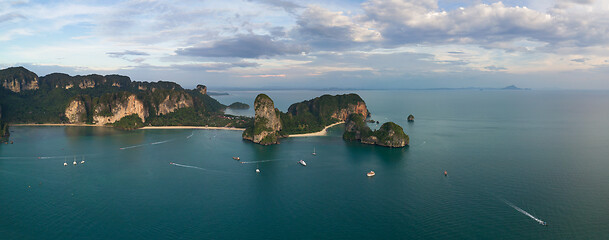 Image showing Railay and Pranang beach, Thailand