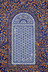 Image showing Traditional maroccan pattern background