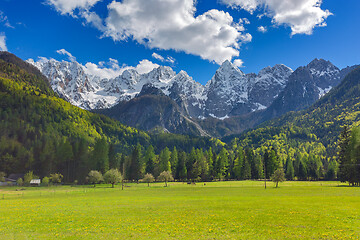 Image showing Mountains in Triglav national park