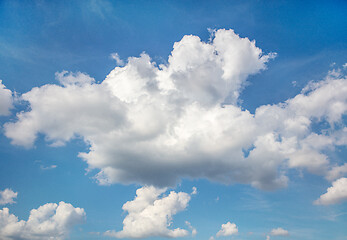 Image showing white clouds in blue sky