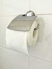 Image showing roll of toilet paper