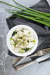 Image showing salad with feta