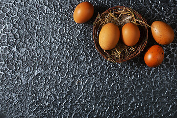 Image showing chicken eggs