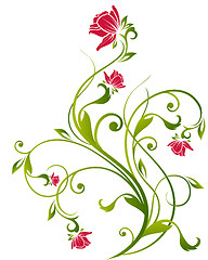 Image showing floral background