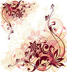 Image showing floral background