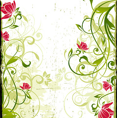 Image showing floral background