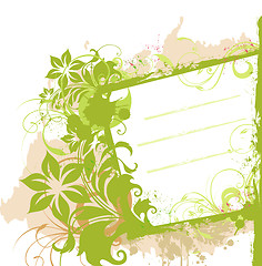 Image showing floral background