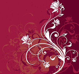 Image showing floral background