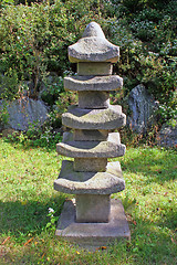 Image showing Stone pagoda