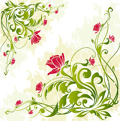 Image showing floral background