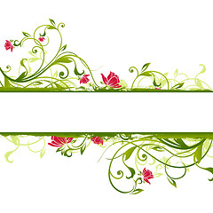 Image showing floral background