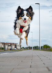 Image showing Australian Shepherd dog