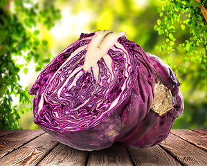 Image showing Cabbage on the table