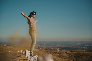 Image showing Enjoying the nature