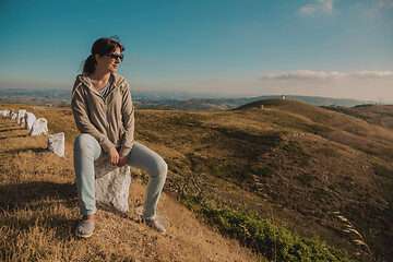 Image showing Enjoying the nature