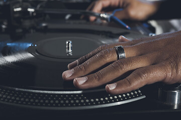 Image showing Dj mixing