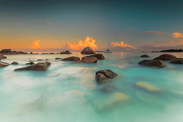 Image showing Anze Lazio Beach