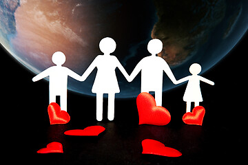 Image showing The people, love, health, environment and charity concept