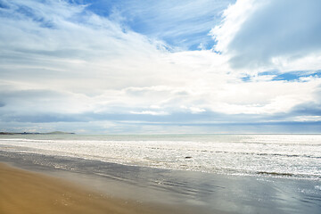 Image showing boulders at the beach of Moeraki New Zealand