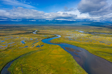 Image showing Avacha river delta on Kamchatka