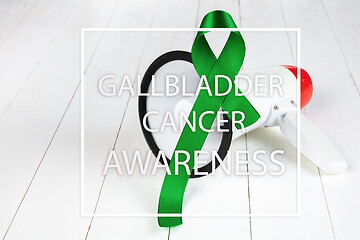 Image showing Gallbladder and Bile Duct Cancer awareness month in February