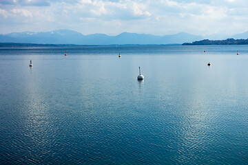 Image showing water surface Starnberg lake