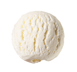 Image showing scoop of vanilla ice cream