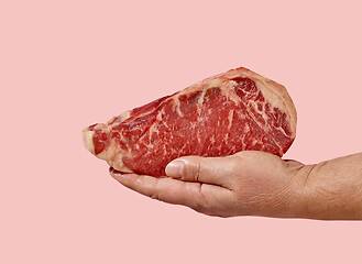 Image showing fresh raw steak