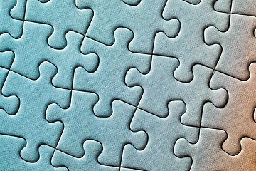 Image showing Jigsaw puzzle background