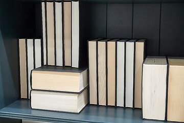 Image showing Books on a shelf