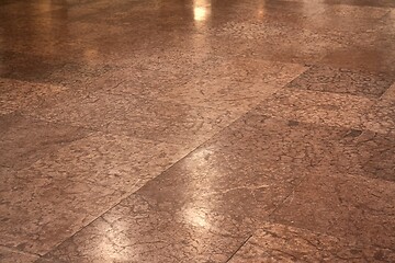Image showing Floor tiles in a building