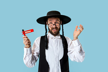 Image showing Portrait of a young orthodox Hasdim Jewish man